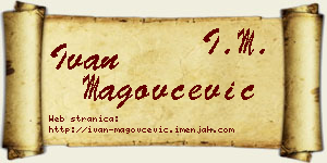 Ivan Magovčević vizit kartica